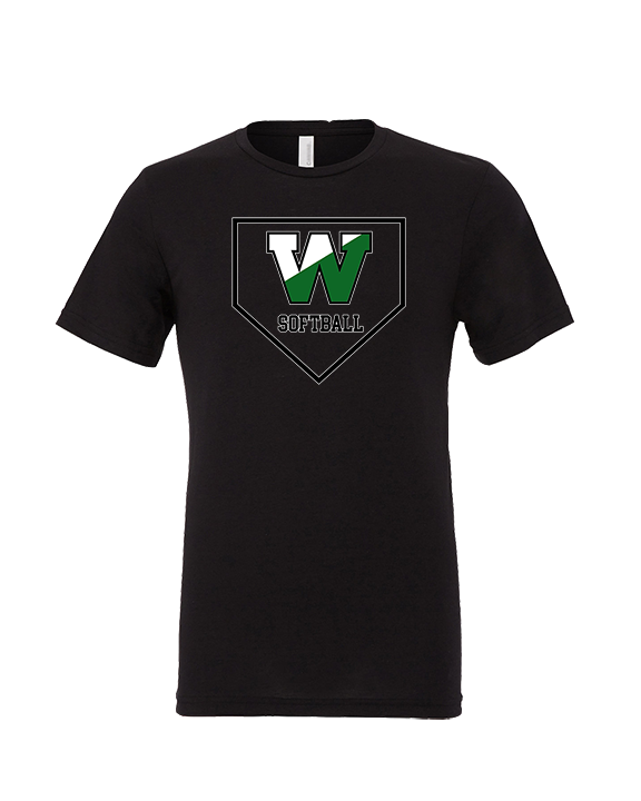 Wachusett Regional HS Softball Template 1 - Tri-Blend Shirt