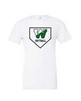 Wachusett Regional HS Softball Template 1 - Tri-Blend Shirt