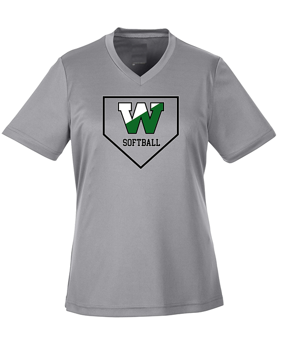 Wachusett Regional HS Softball Template 1 - Womens Performance Shirt