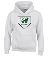 Wachusett Regional HS Softball Template 1 - Youth Hoodie