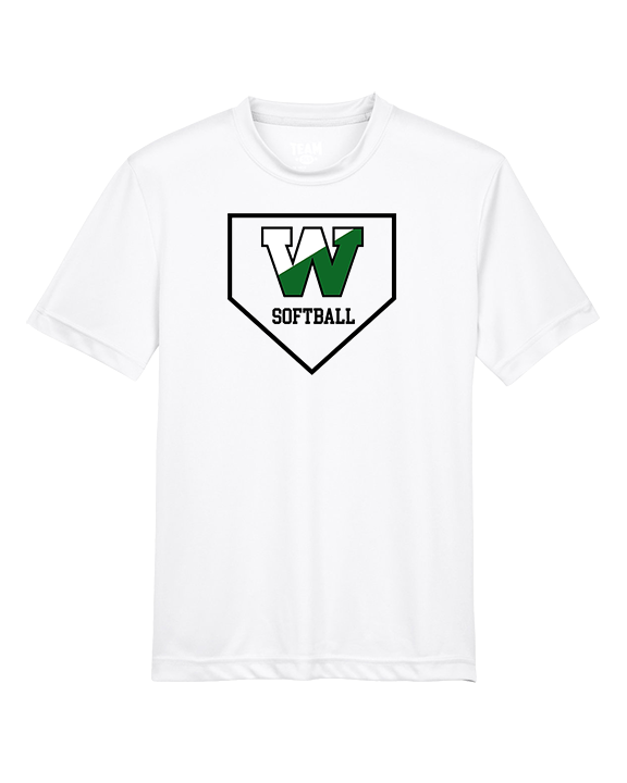 Wachusett Regional HS Softball Template 1 - Youth Performance Shirt