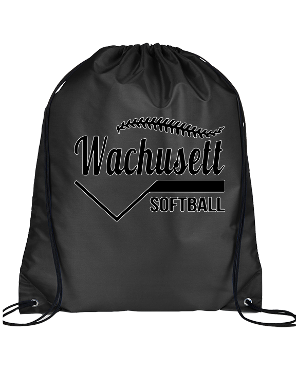Wachusett Regional HS Softball Template 2 - Drawstring Bag
