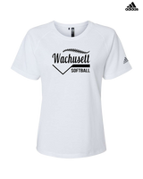 Wachusett Regional HS Softball Template 2 - Womens Adidas Performance Shirt