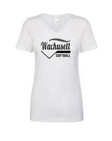 Wachusett Regional HS Softball Template 2 - Womens Vneck