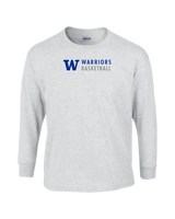 Walled Lake Western HS Girls Basketball Basic - Mens Basic Cotton Long Sleeve