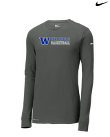 Walled Lake Western HS Girls Basketball Basic - Nike Dri-Fit Poly Long Sleeve