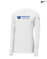Walled Lake Western HS Girls Basketball Basic - Nike Dri-Fit Poly Long Sleeve