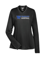 Walled Lake Western HS Girls Basketball Basic - Womens Performance Long Sleeve