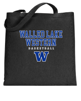 Walled Lake Western HS Girls Basketball Block - Tote Bag