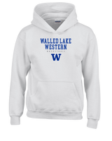 Walled Lake Western HS Girls Basketball Block - Cotton Hoodie