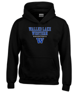 Walled Lake Western HS Girls Basketball Block - Youth Hoodie
