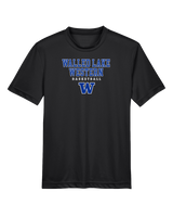 Walled Lake Western HS Girls Basketball Block - Youth Performance T-Shirt