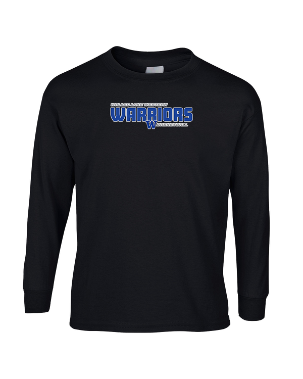 Walled Lake Western HS Boys Basketball Bold - Mens Basic Cotton Long Sleeve