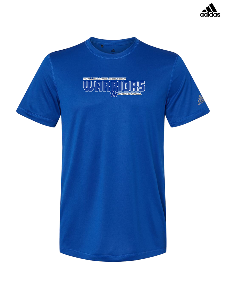Walled Lake Western HS Boys Basketball Bold - Adidas Men's Performance Shirt