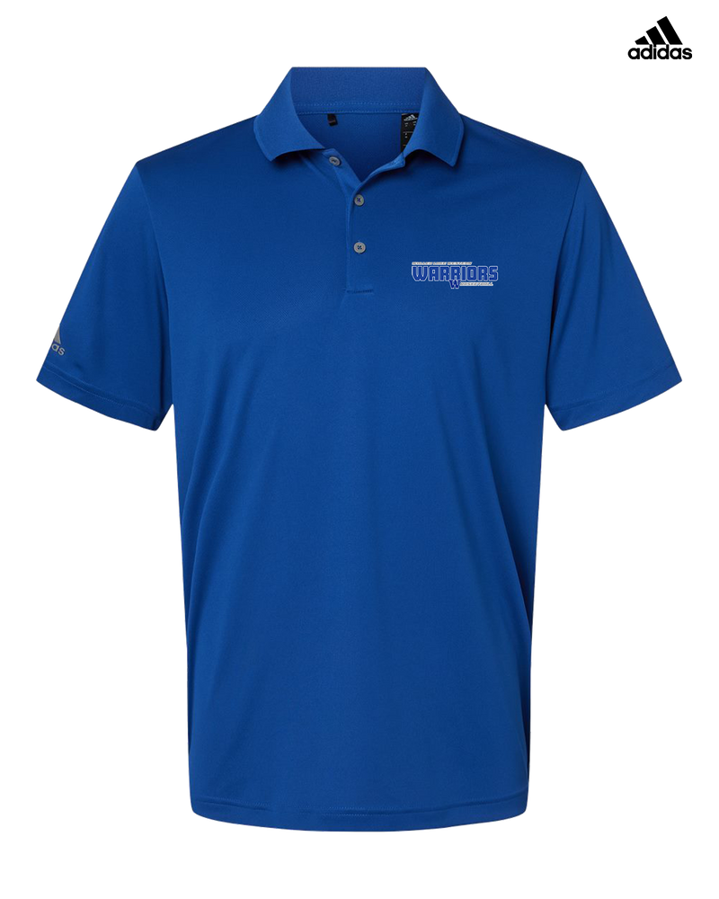 Walled Lake Western HS Boys Basketball Bold - Adidas Men's Performance Polo