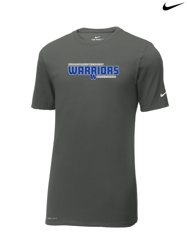 Walled Lake Western HS Boys Basketball Bold - Nike Cotton Poly Dri-Fit