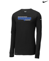 Walled Lake Western HS Boys Basketball Bold - Nike Dri-Fit Poly Long Sleeve