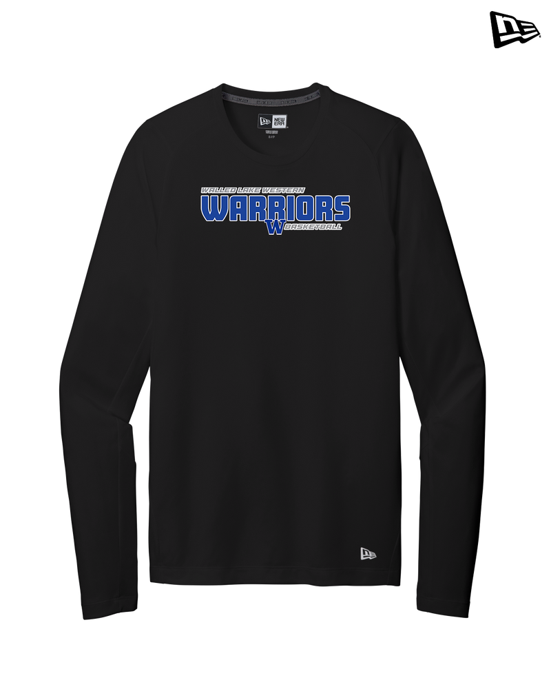Walled Lake Western HS Boys Basketball Bold - New Era Long Sleeve Crew