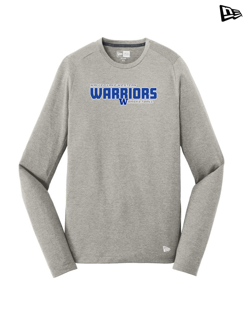 Walled Lake Western HS Boys Basketball Bold - New Era Long Sleeve Crew