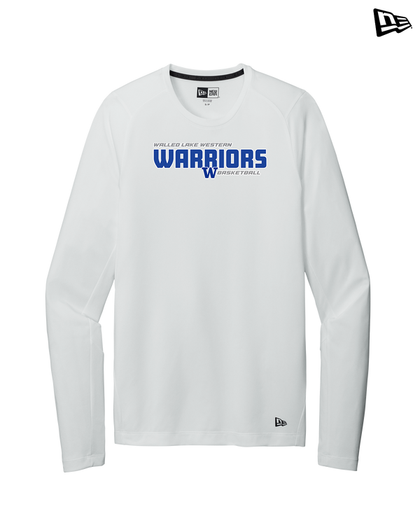 Walled Lake Western HS Boys Basketball Bold - New Era Long Sleeve Crew