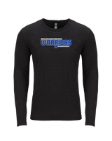 Walled Lake Western HS Boys Basketball Bold - Tri Blend Long Sleeve