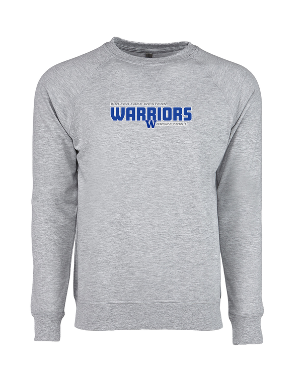 Walled Lake Western HS Boys Basketball Bold - Crewneck Sweatshirt