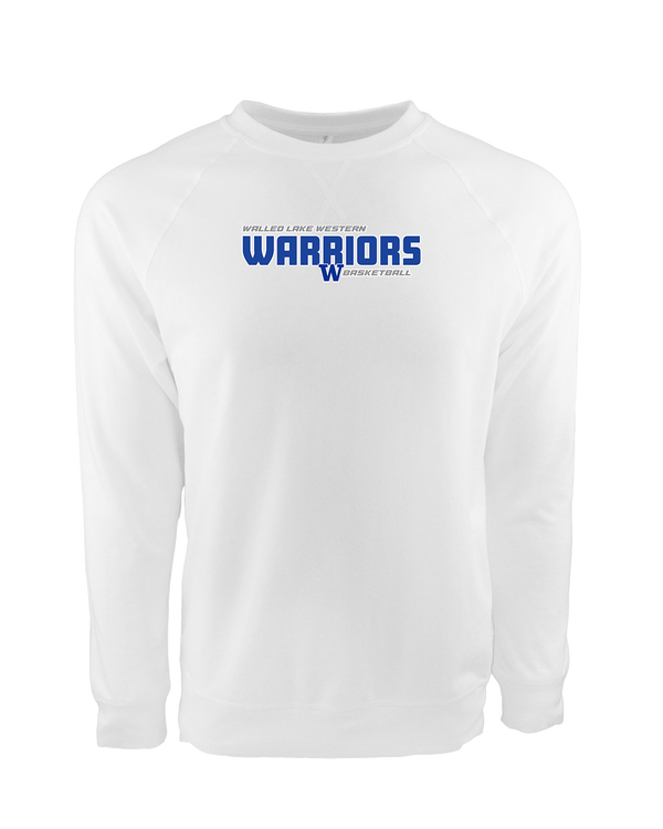 Walled Lake Western HS Boys Basketball Bold - Crewneck Sweatshirt