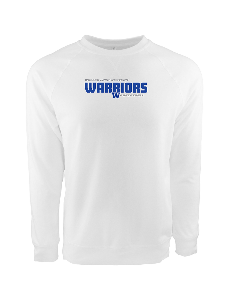 Walled Lake Western HS Boys Basketball Bold - Crewneck Sweatshirt