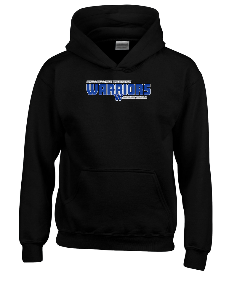 Walled Lake Western HS Boys Basketball Bold - Cotton Hoodie