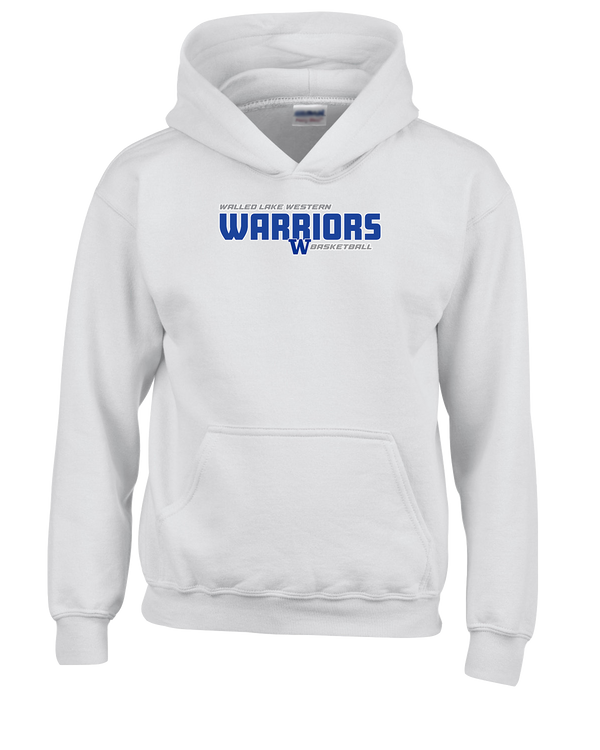 Walled Lake Western HS Boys Basketball Bold - Cotton Hoodie