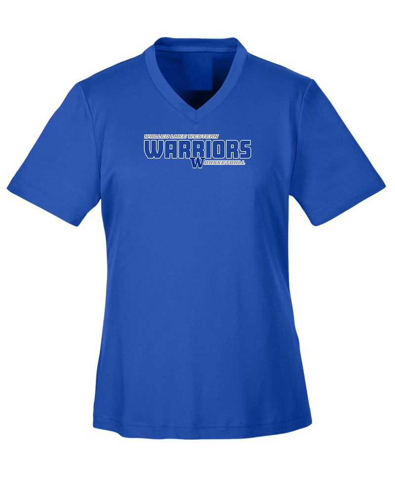 Walled Lake Western HS Boys Basketball Bold - Womens Performance Shirt