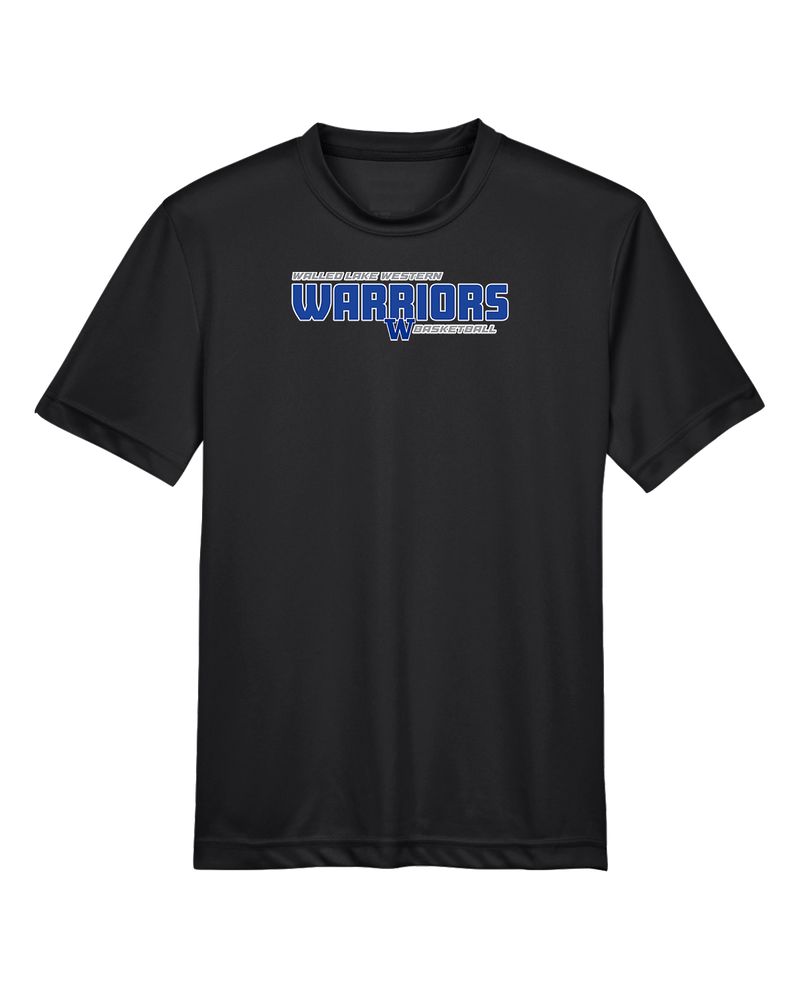 Walled Lake Western HS Boys Basketball Bold - Youth Performance T-Shirt