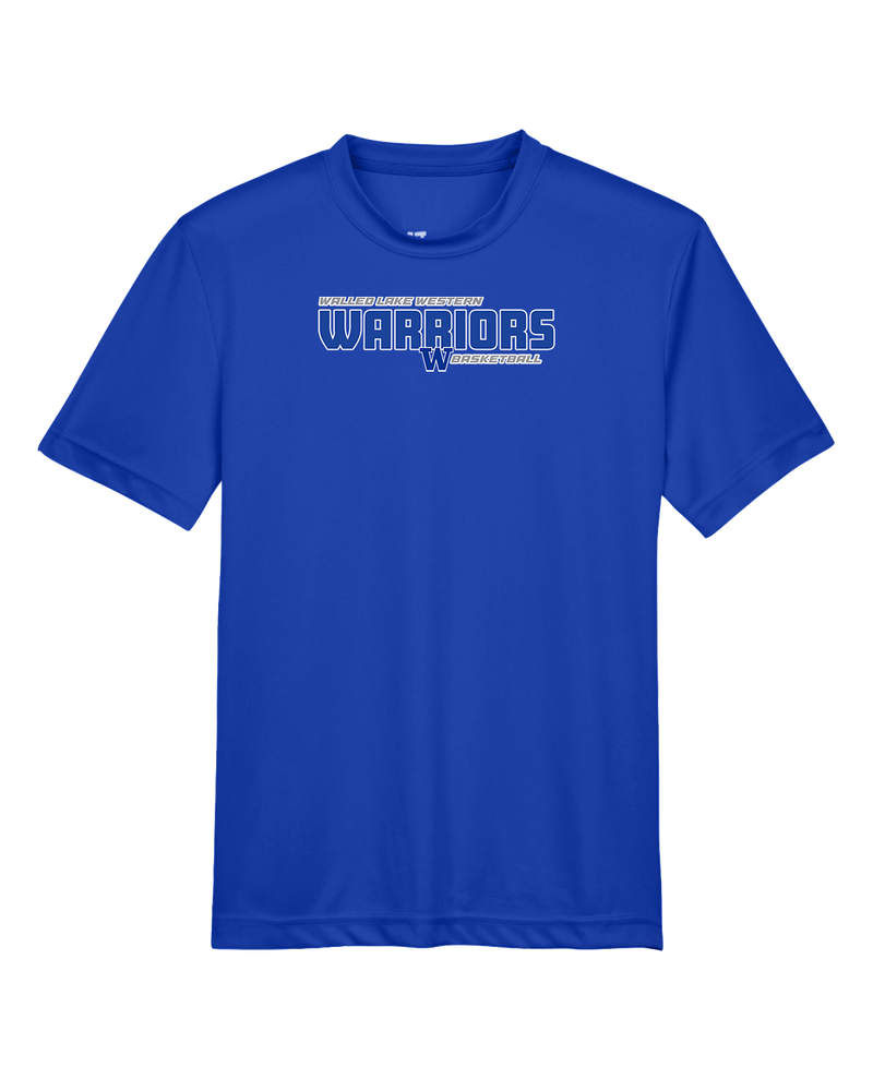Walled Lake Western HS Boys Basketball Bold - Youth Performance T-Shirt