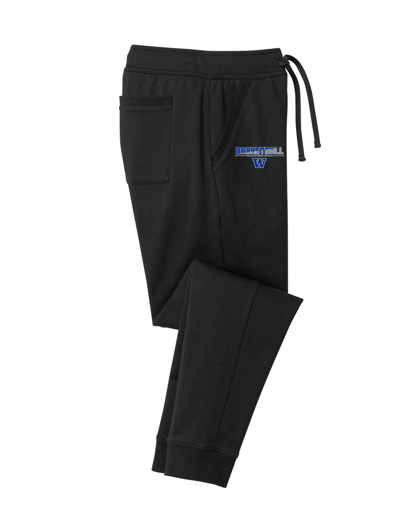 Walled Lake Western HS Boys Basketball Cut - Cotton Joggers