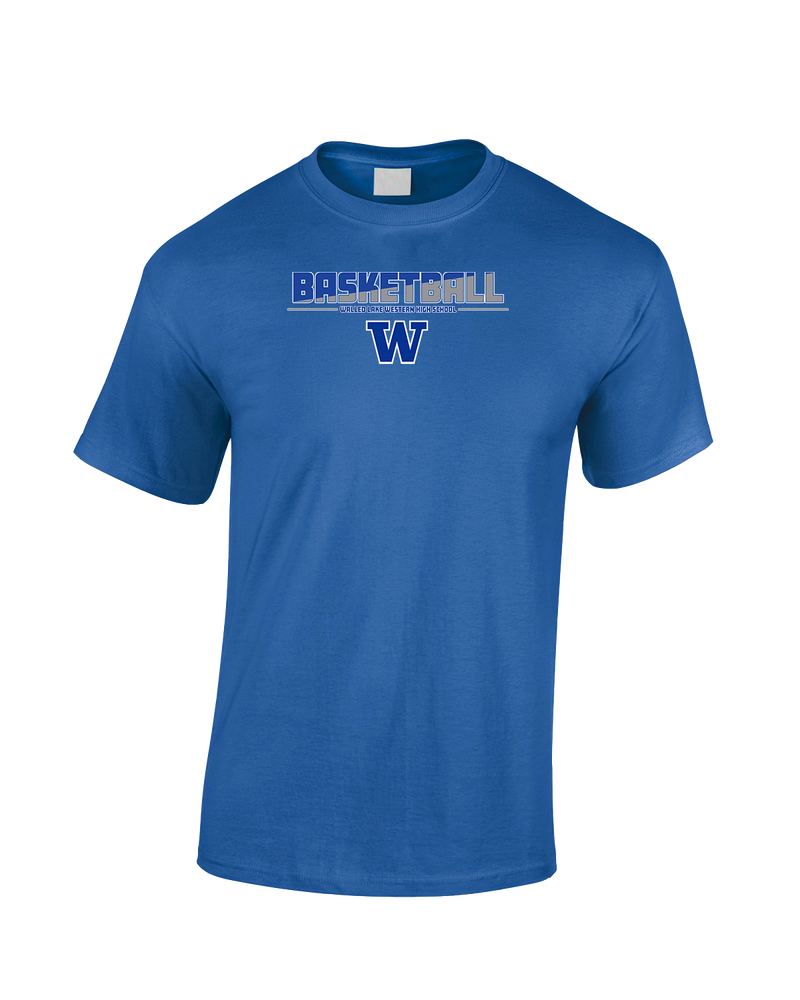 Walled Lake Western HS Boys Basketball Cut - Cotton T-Shirt