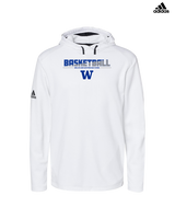 Walled Lake Western HS Boys Basketball Cut - Adidas Men's Hooded Sweatshirt
