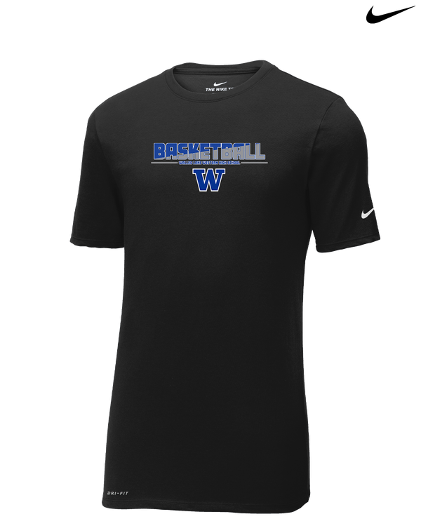 Walled Lake Western HS Boys Basketball Cut - Nike Cotton Poly Dri-Fit