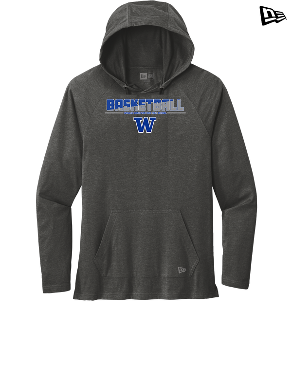Walled Lake Western HS Boys Basketball Cut - New Era Tri Blend Hoodie