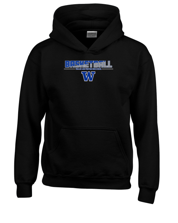 Walled Lake Western HS Boys Basketball Cut - Cotton Hoodie
