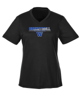 Walled Lake Western HS Boys Basketball Cut - Womens Performance Shirt