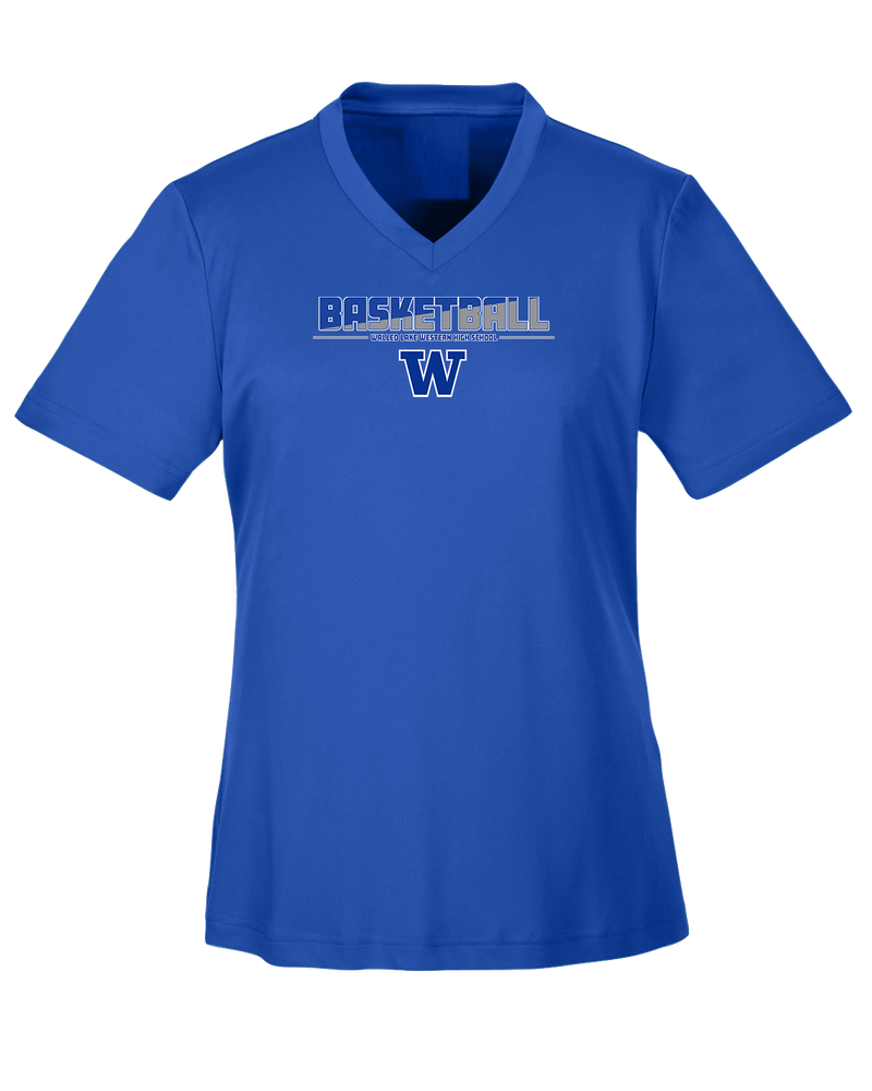 Walled Lake Western HS Boys Basketball Cut - Womens Performance Shirt