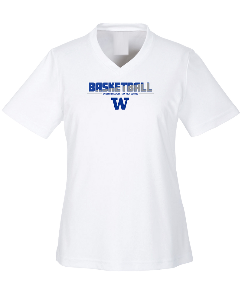 Walled Lake Western HS Boys Basketball Cut - Womens Performance Shirt