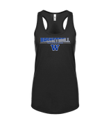 Walled Lake Western HS Boys Basketball Cut - Womens Tank Top