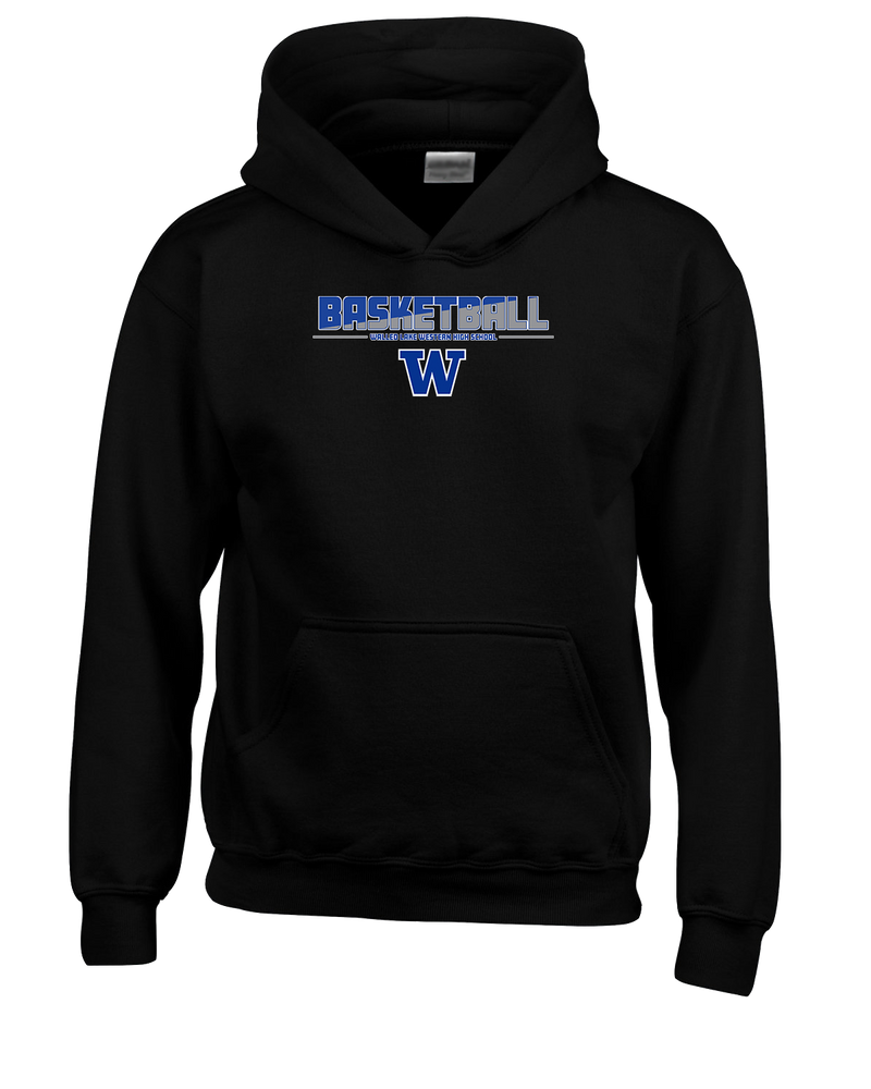 Walled Lake Western HS Boys Basketball Cut - Youth Hoodie