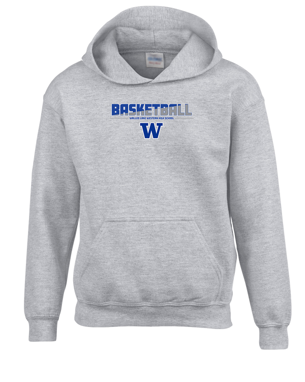 Walled Lake Western HS Boys Basketball Cut - Youth Hoodie