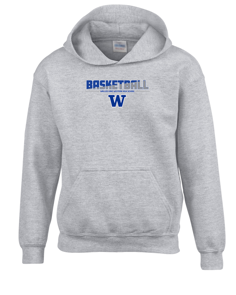 Walled Lake Western HS Boys Basketball Cut - Youth Hoodie