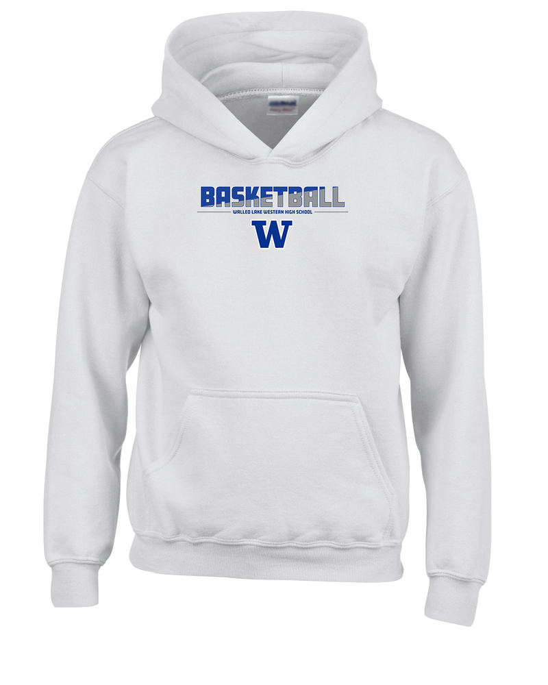 Walled Lake Western HS Boys Basketball Cut - Youth Hoodie