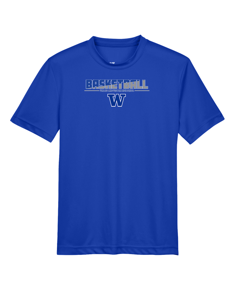 Walled Lake Western HS Boys Basketball Cut - Youth Performance T-Shirt