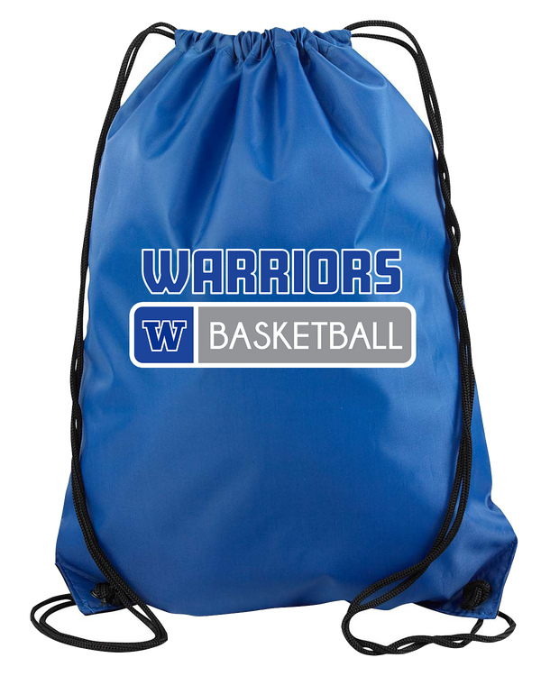 Walled Lake Western HS Girls Basketball Pennant - Drawstring Bag