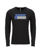 Walled Lake Western HS Girls Basketball Pennant - Tri Blend Long Sleeve